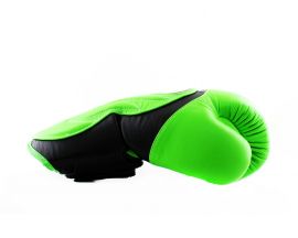 Боксерские перчатки Twins Twins Velcro Extra Design BGVL6 Black Green, Фото № 3