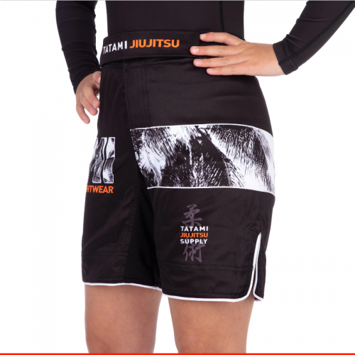 Детские шорты Tatami Kids Tropic Black Grappling Shorts фото