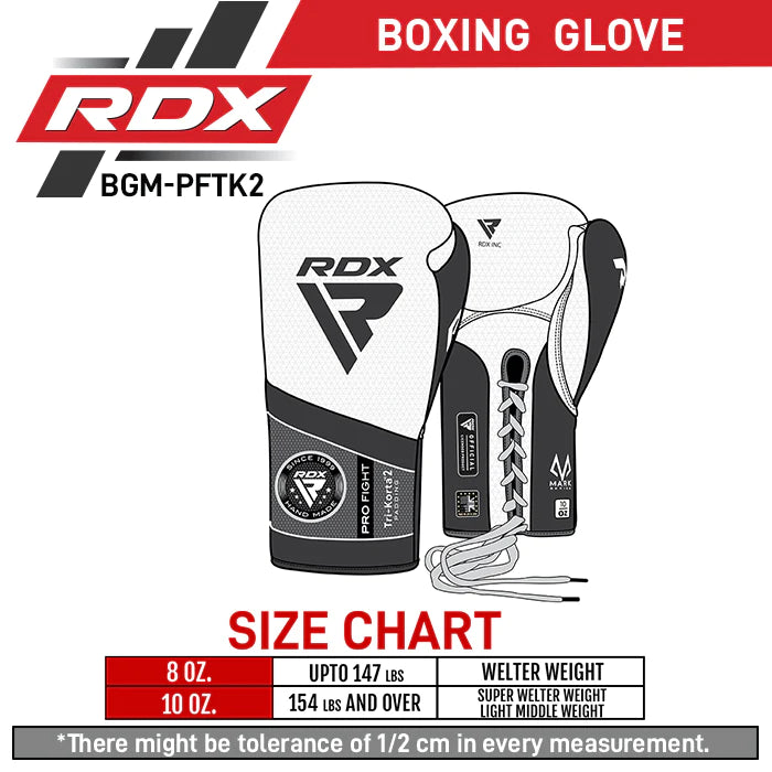 Боксерские боевые перчатки RDX K2 Mark Pro Fight Boxing Gloves Silver фото