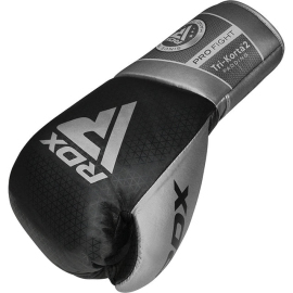 Боксерские боевые перчатки RDX K2 Mark Pro Fight Boxing Gloves Silver, Фото № 2