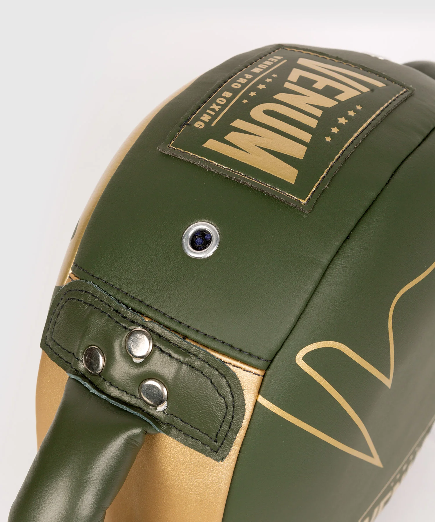 Power pad Venum Pro Boxing Mini Round Punch Shield Khaki Gold photo