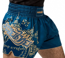 Шорты для тайского бокса Hayabusa Falcon Muay Thai Shorts Blue, Фото № 2