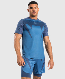Тренировочная футболка Venum Attack Dry Tech Navy Blue купить