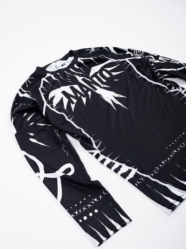 Рашгард Manto Long Sleeve Rashguard Voodoo 2.0 Black розмір