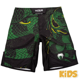Детские шорты Venum Green Viper Fightshorts Black