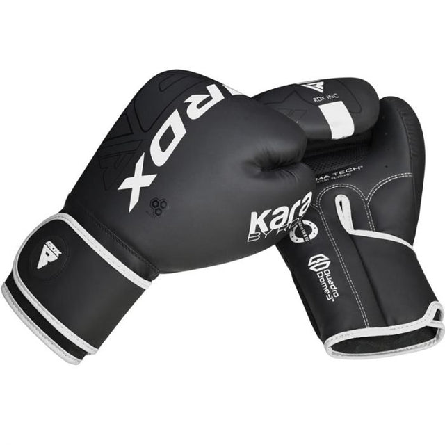 Боксерські рукавиці RDX F6 Kara Training Gloves Matte White розмір