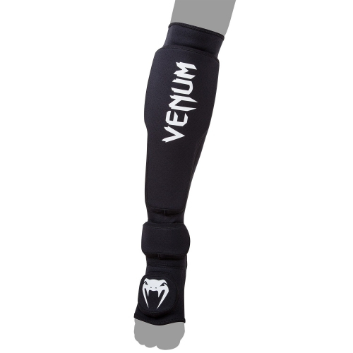 Venum Kontact Evo Shinguards Black leg protection buy