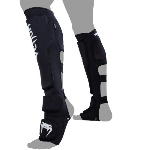 Venum Kontact Evo Shinguards Black leg protection photo