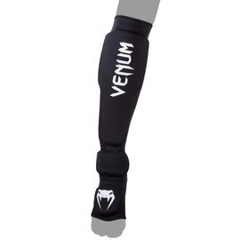 Защита ног Venum Kontact Evo Shinguards Black, Фото № 2