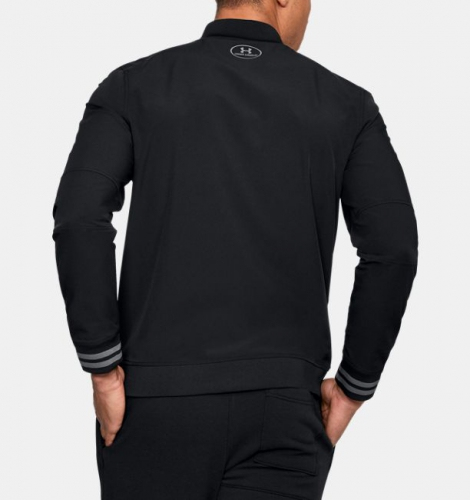 Under Armour Sportstyle Woven Bomber Jacket Black photo