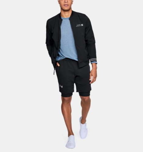 Under Armour Sportstyle Woven Bomber Jacket Black original