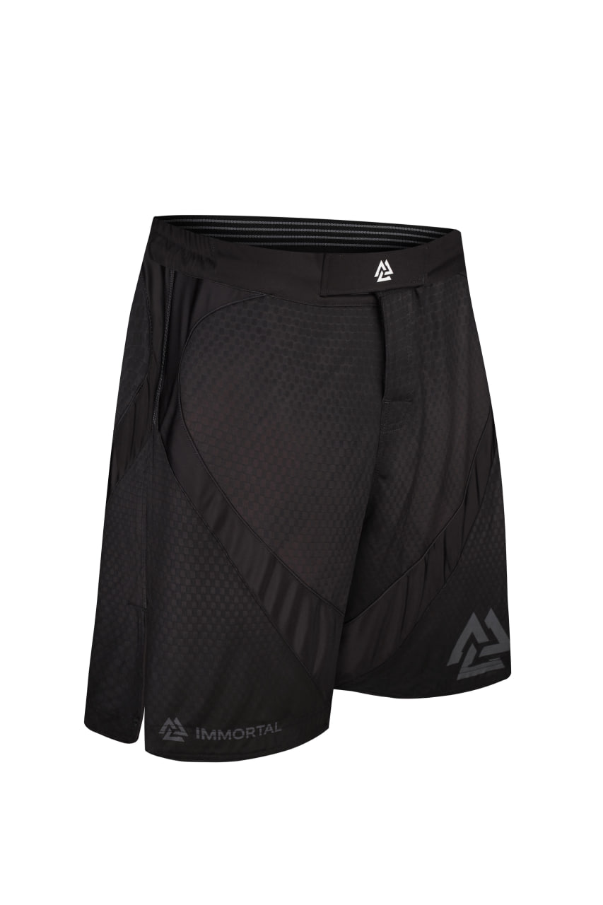 Шорти Peresvit Immortal 2.0 Fightshorts Black Rain Redesigned ціна