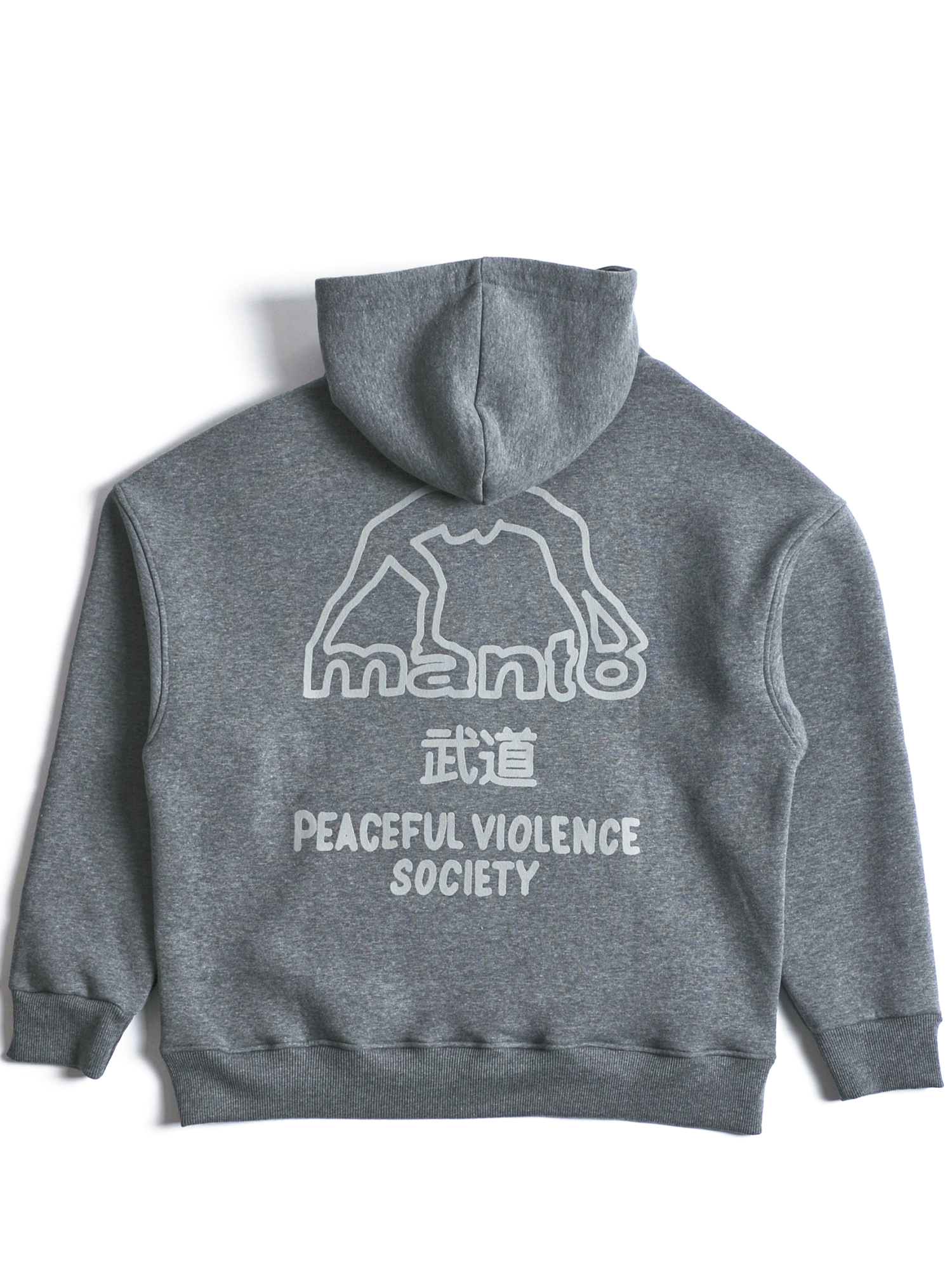 MANTO Hoodie Society Oversize Heather Gray buy