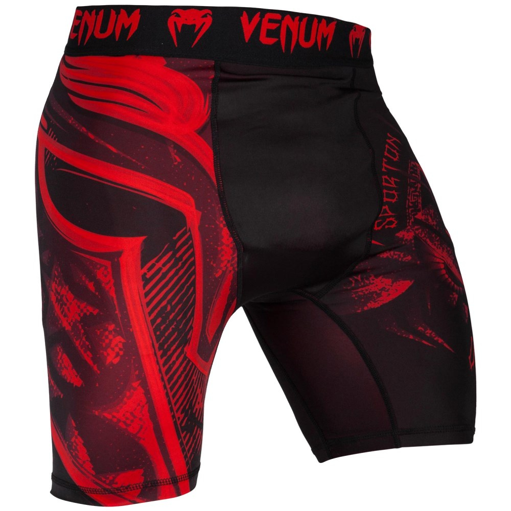 Компрессионные шорты Venum Gladiator 3.0 Vale Tudo Shorts Black Red