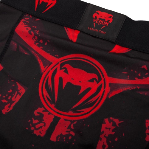 Venum Gladiator 3.0 Vale Tudo Shorts Black Red compression shorts size