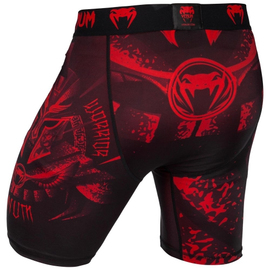 Компрессионные шорты Venum Gladiator 3.0 Vale Tudo Shorts Black Red, Фото № 3