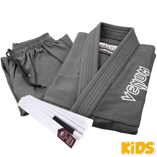 Детское кимоно Venum Contender Kids BJJ Gi Grey цена