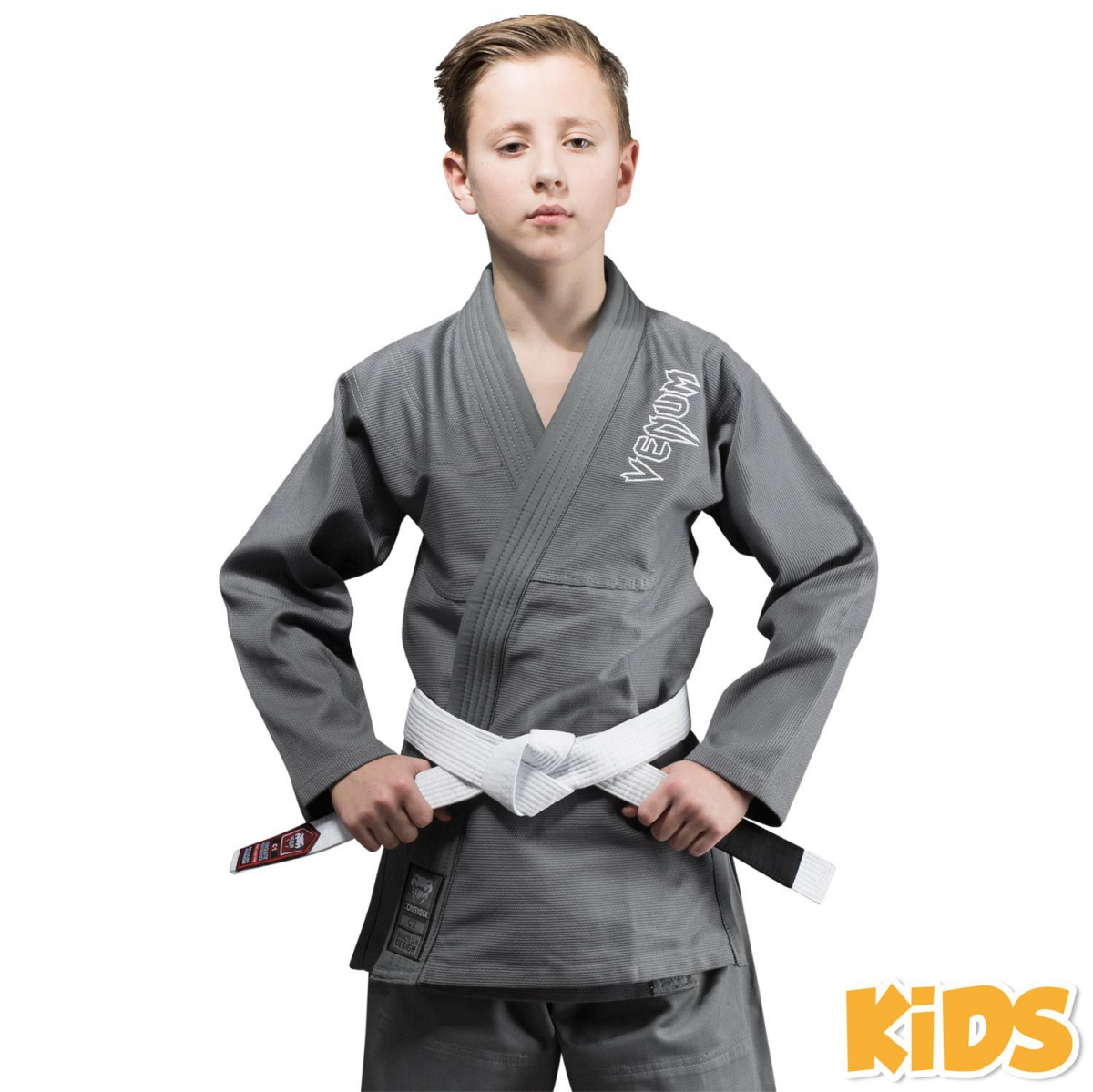 Детское кимоно Venum Contender Kids BJJ Gi Grey