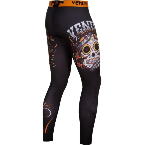 Компрессионные штаны Venum Santa Muerte 2.0 Compression Spats цена