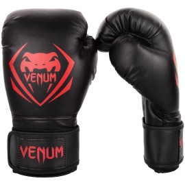 Боксерские перчатки Venum Contender Boxing Gloves Black Red