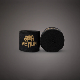 Боксерские бинты Venum Kontact Boxing Handwraps - 2.5m Black Gold