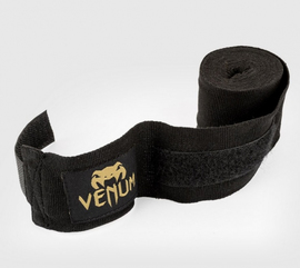 Боксерские бинты Venum Kontact Boxing Handwraps - 2.5m Black Gold, Фото № 2