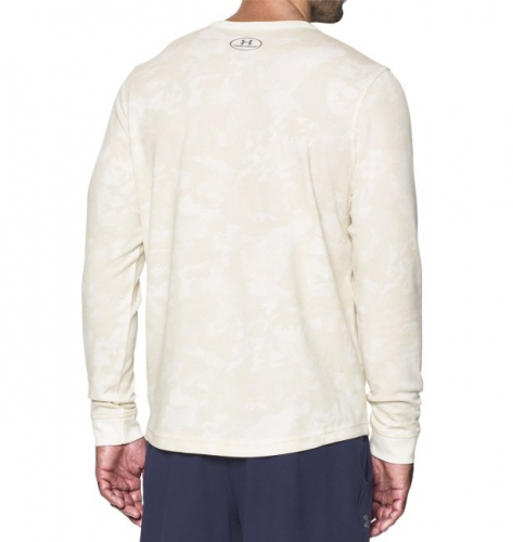 Under Armour Waffle Printed Crew White thermal shirt buy