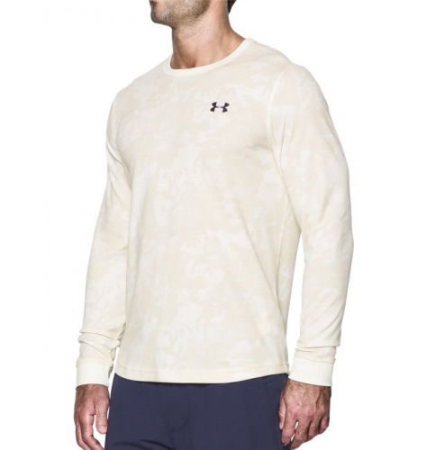 Under Armour Waffle Printed Crew White thermal shirt price