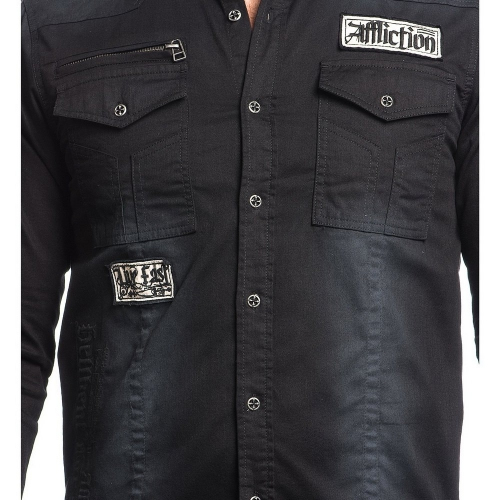 Рубашка Affliction Royal Flush Woven фото