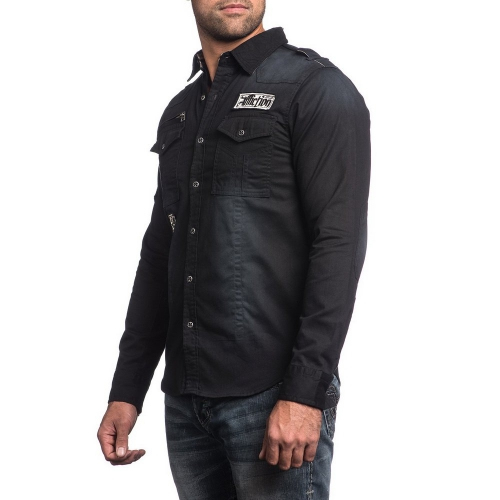 Рубашка Affliction Royal Flush Woven купить