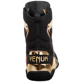 Боксерки Venum Elite Boxing Shoes Black Gold, Фото № 5
