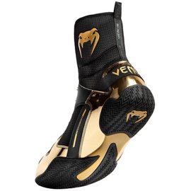 Боксерки Venum Elite Boxing Shoes Black Gold, Фото № 6
