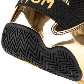 Боксерки Venum Elite Boxing Shoes Black Gold, Фото № 8