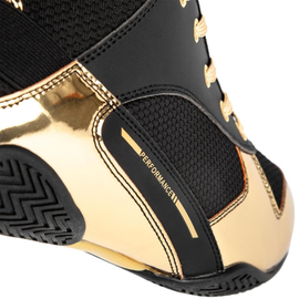 Боксерки Venum Elite Boxing Shoes Black Gold, Фото № 9