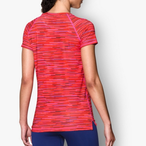 Womens Under Armour Mesh Printed V-Neck T-shirt buy