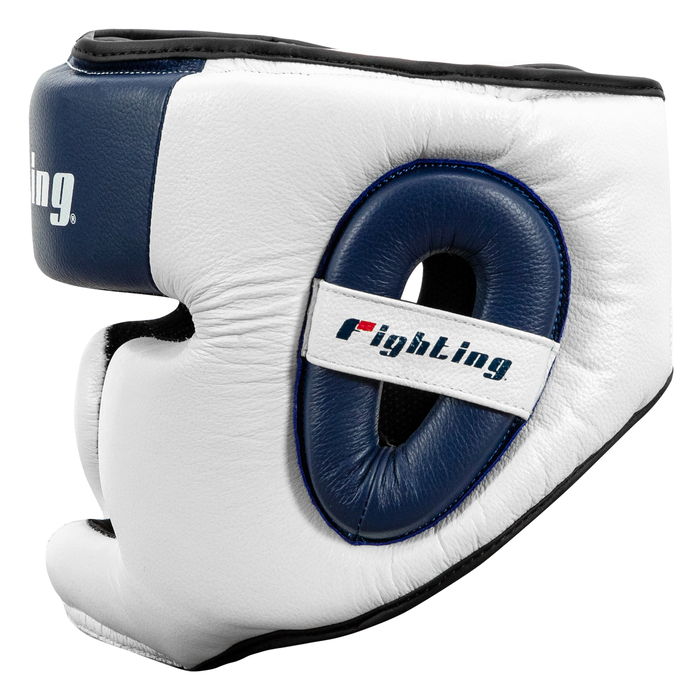 Боксерський шолом Fighting Force Full Training Headgear White Blue купити