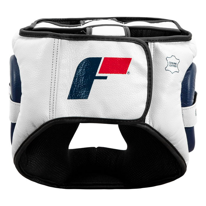 Боксерський шолом Fighting Force Full Training Headgear White Blue фото
