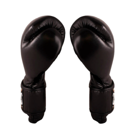 Боксерские перчатки Cleto Reyes Leather Contact Closure Gloves Black, Фото № 2