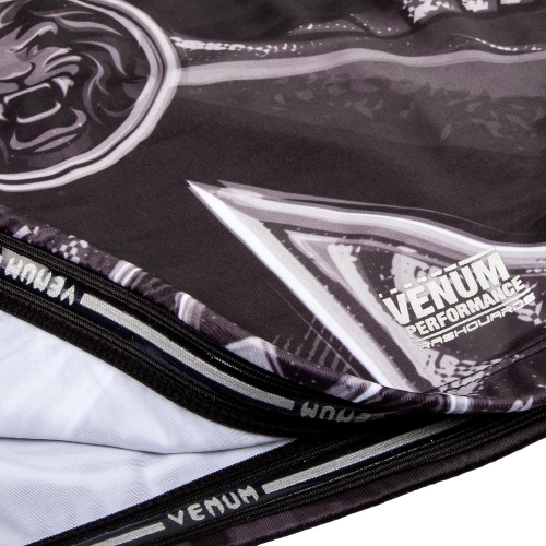 Рашгард Venum Gladiator 3.0 Rashguard Black White Long Sleeves Киев