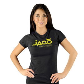 Женская футболка Jaco HT Crew Black-SugaFly Yellow
