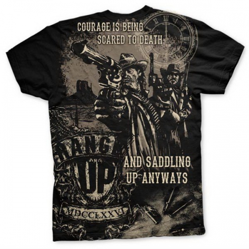 Ranger Up Gunslinger Saddle Up Athletic Fit T-Shirt buy
