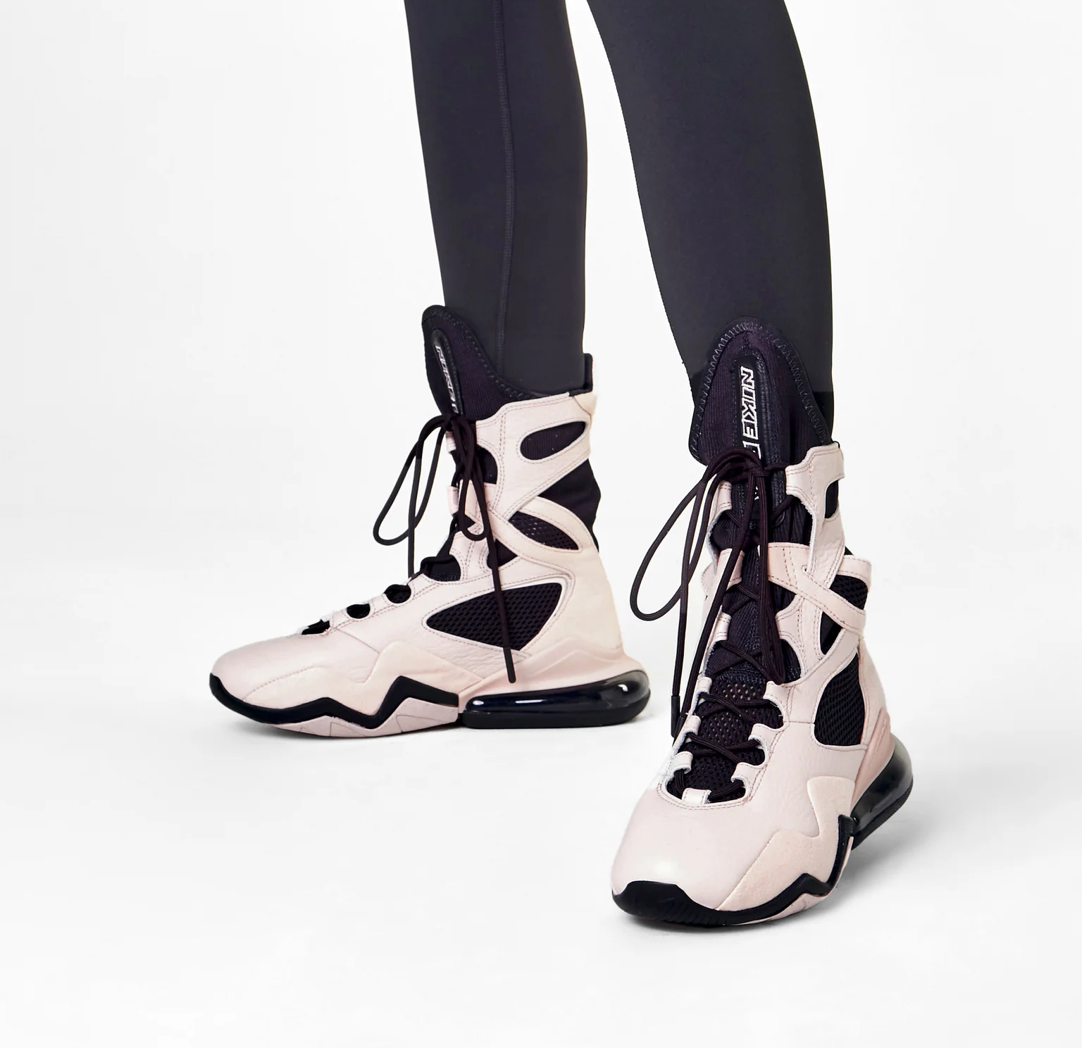 Nike Air Max Box Boxing Boots for women Oil Grey Echo Pink size