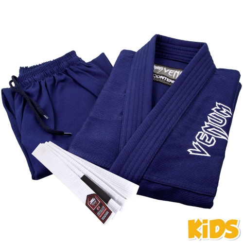 Дитяче кімоно Venum Contender Kids BJJ Gi Navy Blue ціна