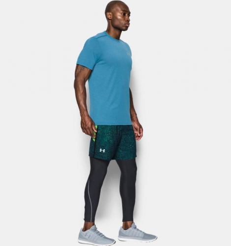 Шорты Under Armour Launch SW Printed 7 Shorts Green цена