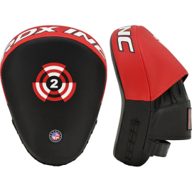 RDX T1 Curved Boxing Pads Red Black