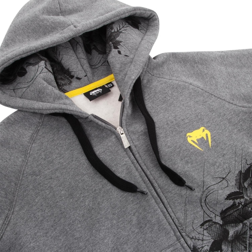 Womens Venum Floral Hoody - Heather Grey photo
