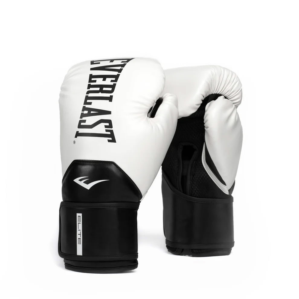 Боксерские перчатки Everlast Elite 2 Boxing Glove White Black