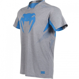 Футболка Venum Hurricane X Fit T-shirt Grey Blue, Фото № 2