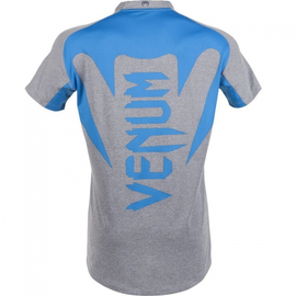 Футболка Venum Hurricane X Fit T-shirt Grey Blue, Фото № 4