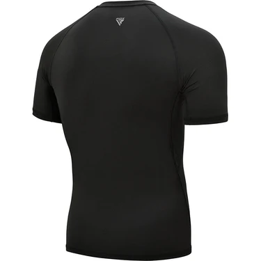 Рашгард  RDX T15 Short Sleeve  Rash Guard Black купити